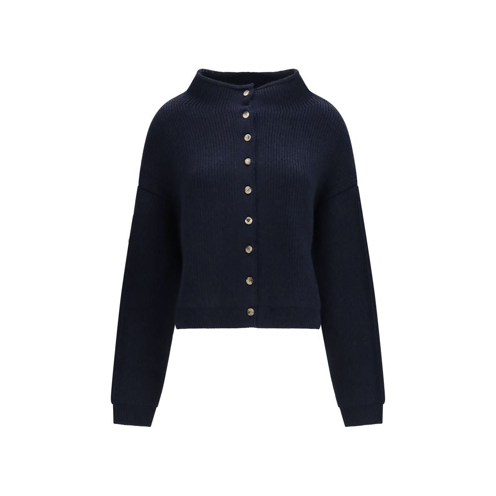 Khaite Blue Cashmere Women's Cardigan