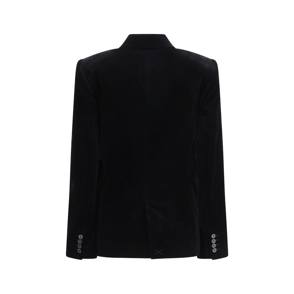 Khaite Black Cotton Women's Jacket