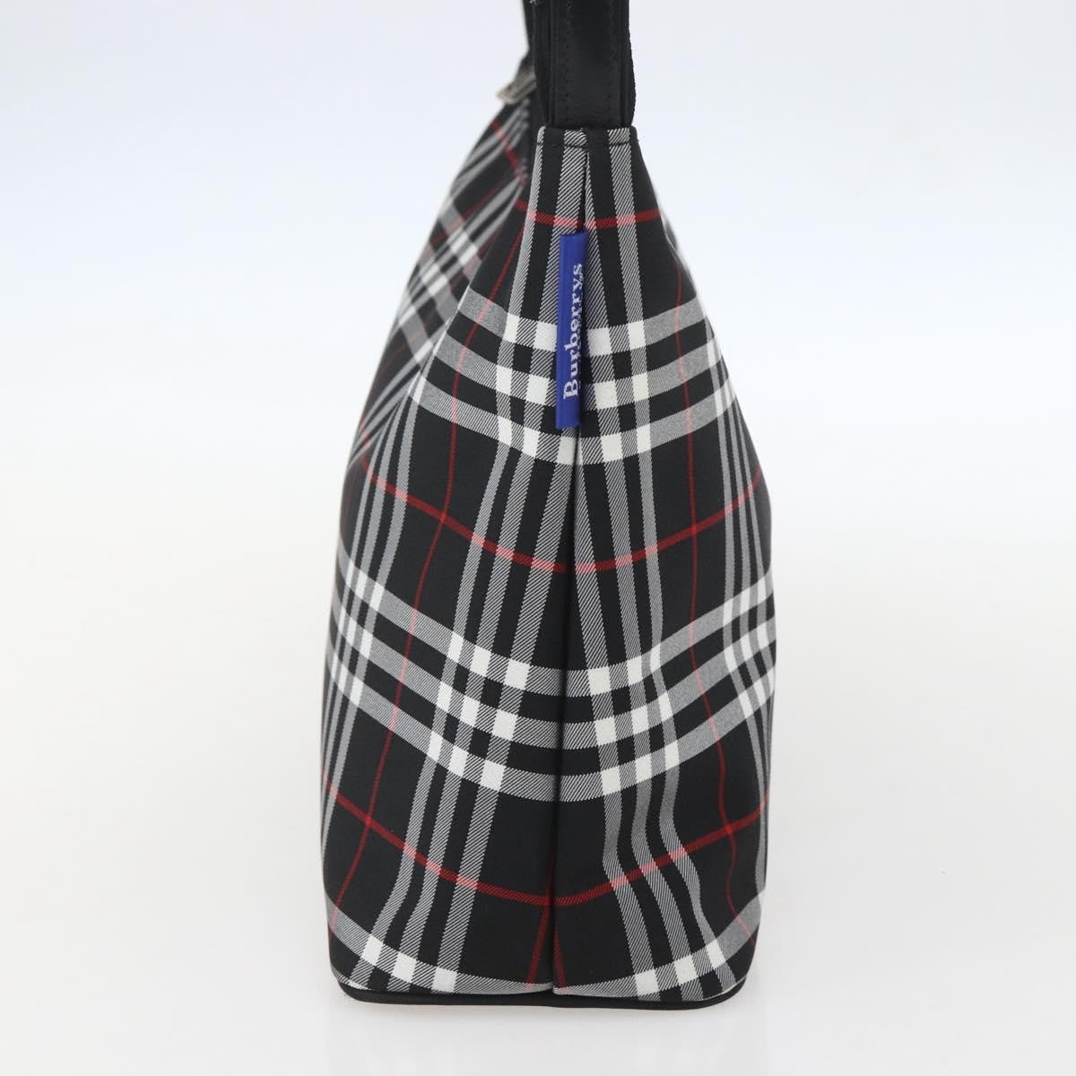 Burberry Nova Check Nylon Black Nylon Handbag (Pre-Owned)
