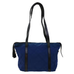 Prada Navy Synthetic Shoulder Bag (Pre-Owned)