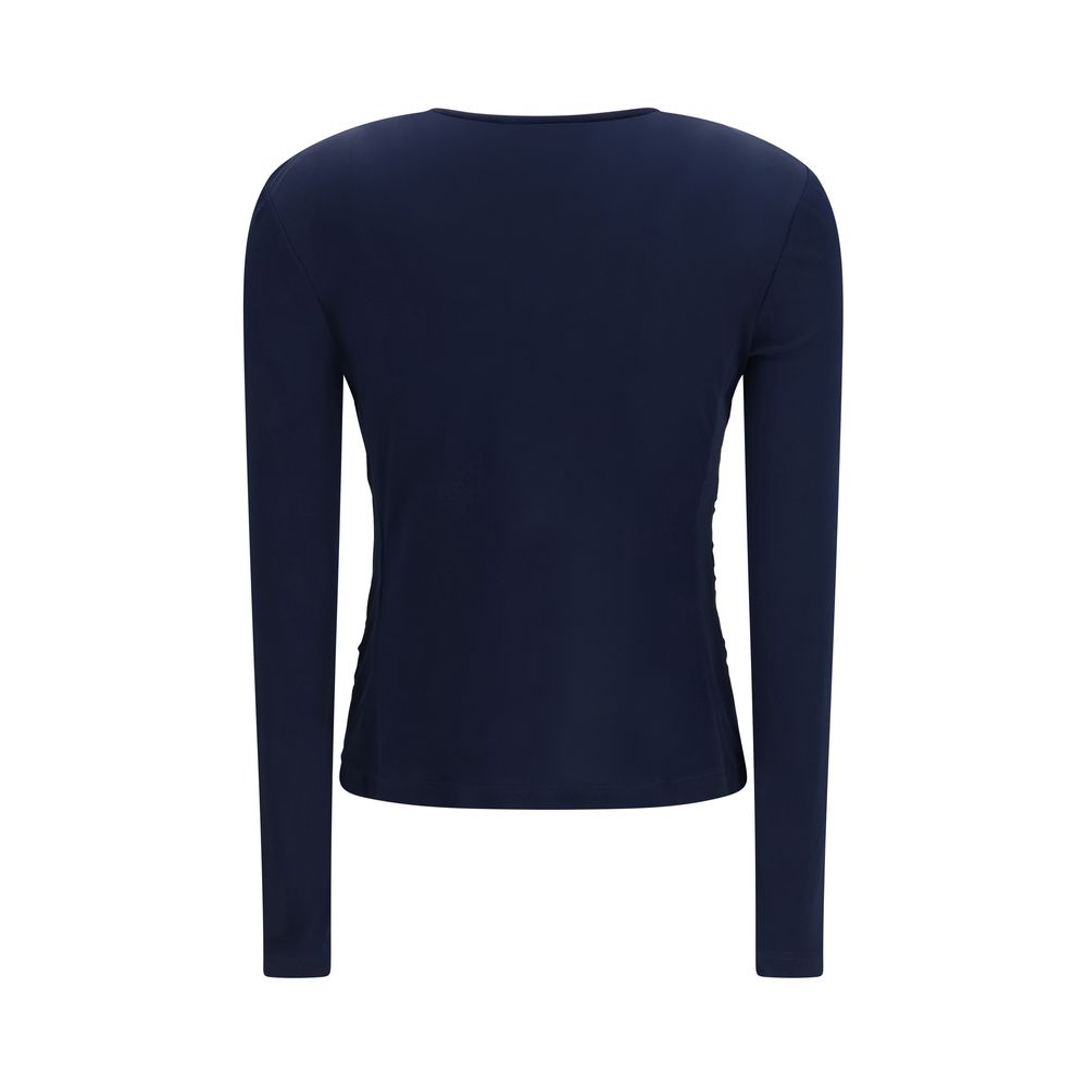 Giorgio Armani Blue Viscose Women's Shirt