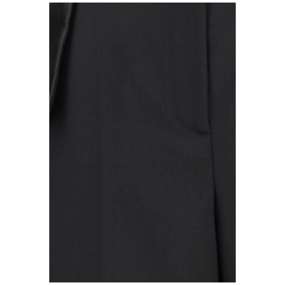 Nissa Black Recycled Polyester Women's Pants