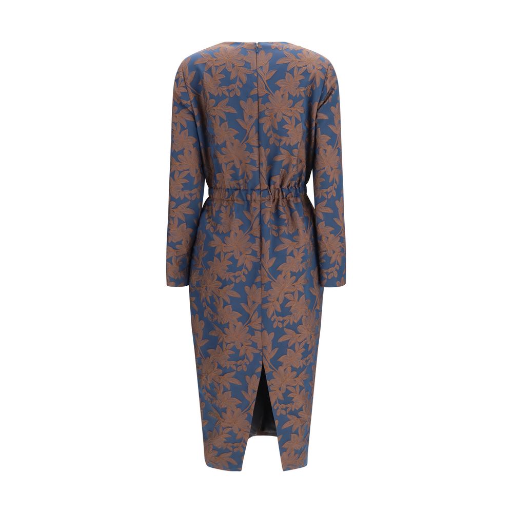 Sara Roka Multicolor Polyester Cocktail Women's Dress