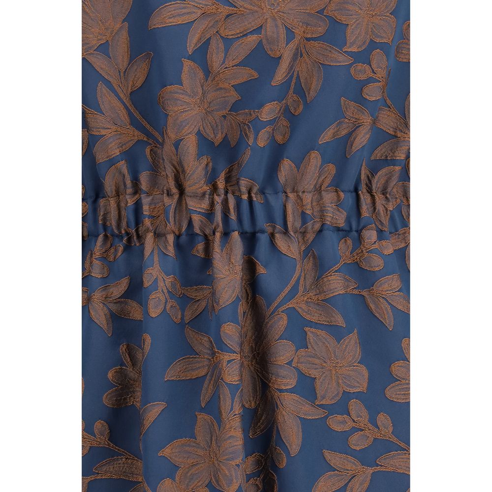Sara Roka Multicolor Polyester Cocktail Women's Dress