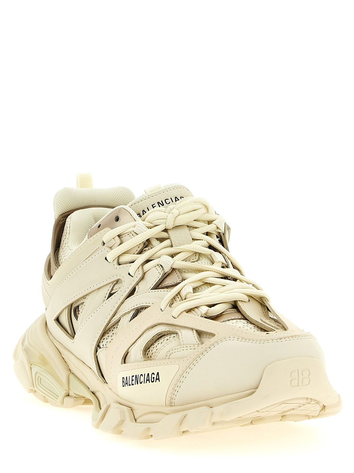 Balenciaga Beige Polyethylene Athletic Men's Sneakers