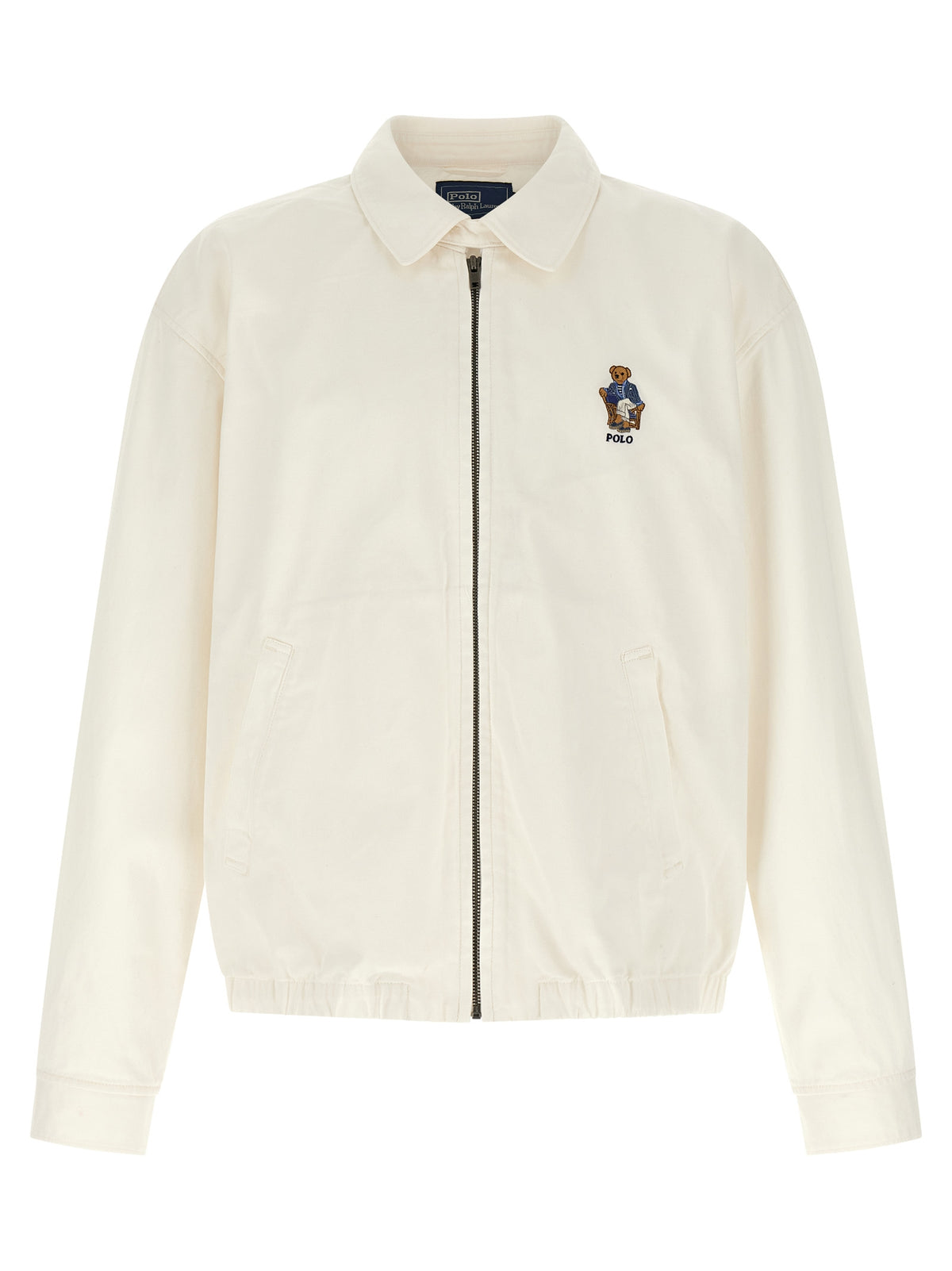 Polo Ralph Lauren White Cotton Full-Length Men's Jacket