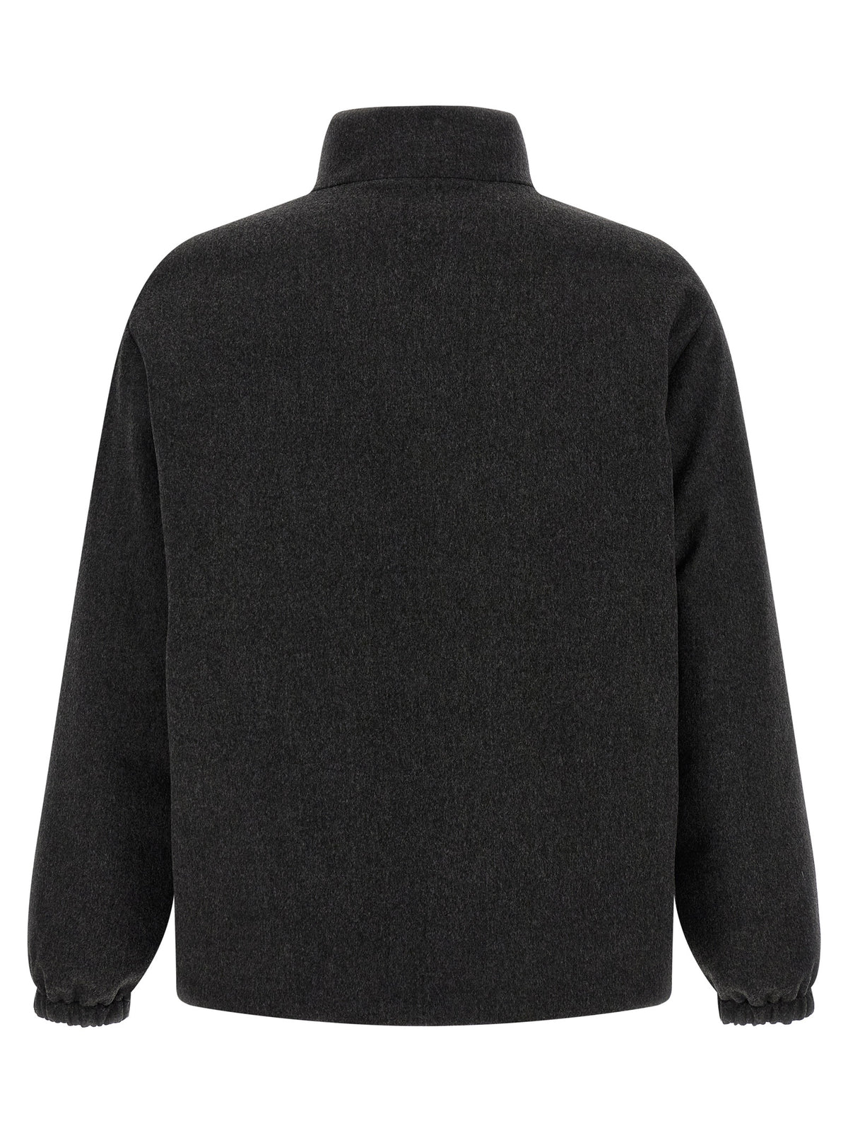 Jil Sander Gray Wool Full-Length Men's Jacket