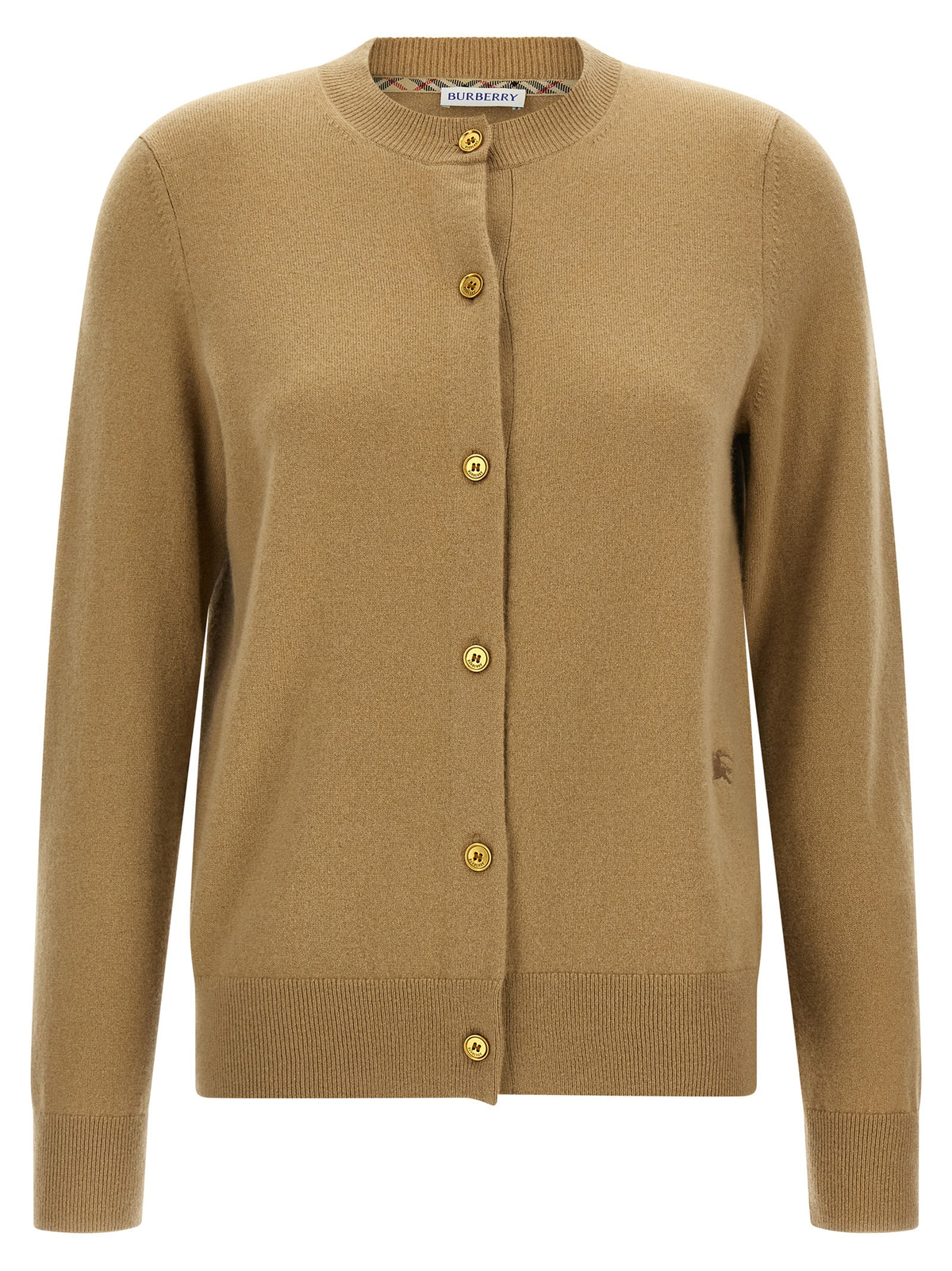 Burberry Beige Cashmere Women's Cardigan