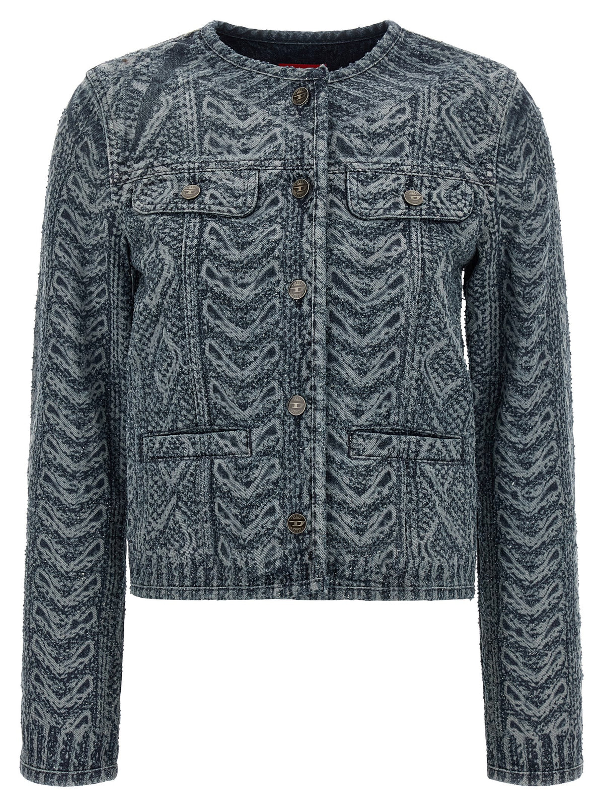Diesel Blue Cotton Denim Women's Jacket