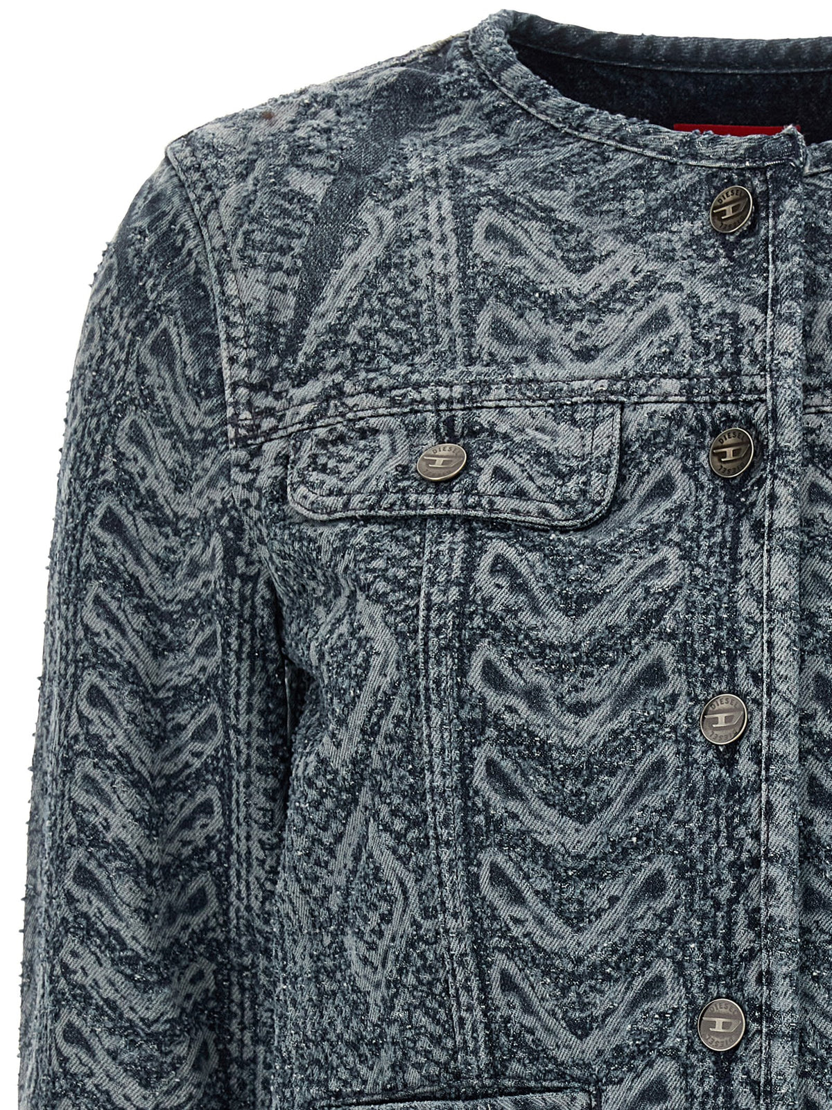 Diesel Blue Cotton Denim Women's Jacket