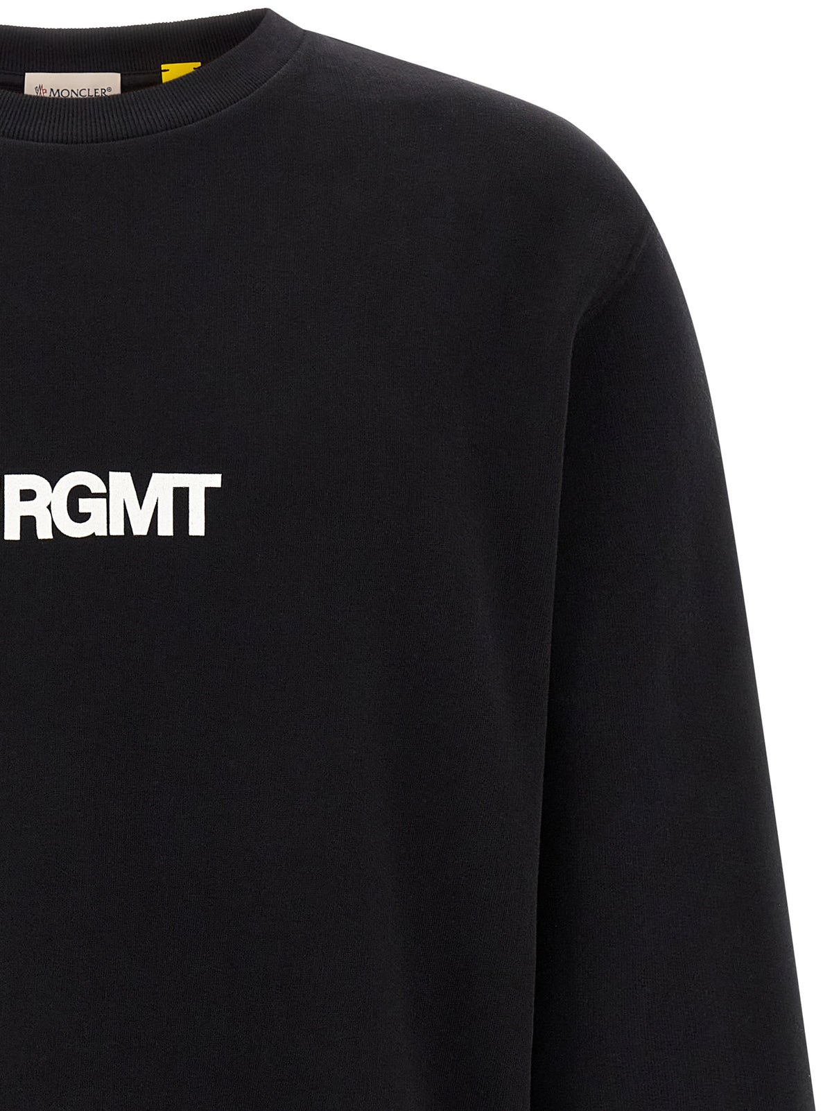 MONCLER GENIUS Black Cotton Men's Sweatshirt