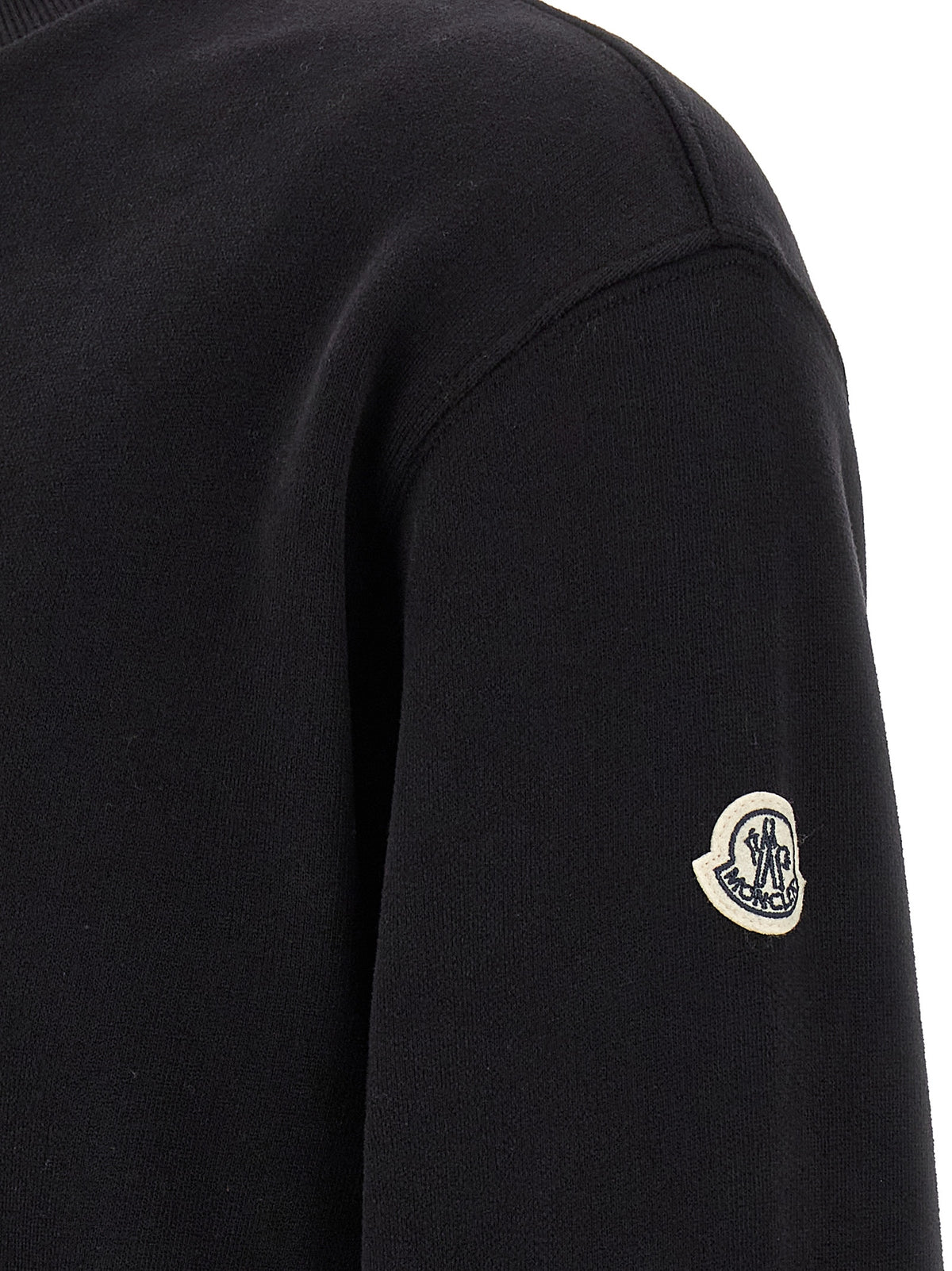 MONCLER GENIUS Black Cotton Men's Sweatshirt