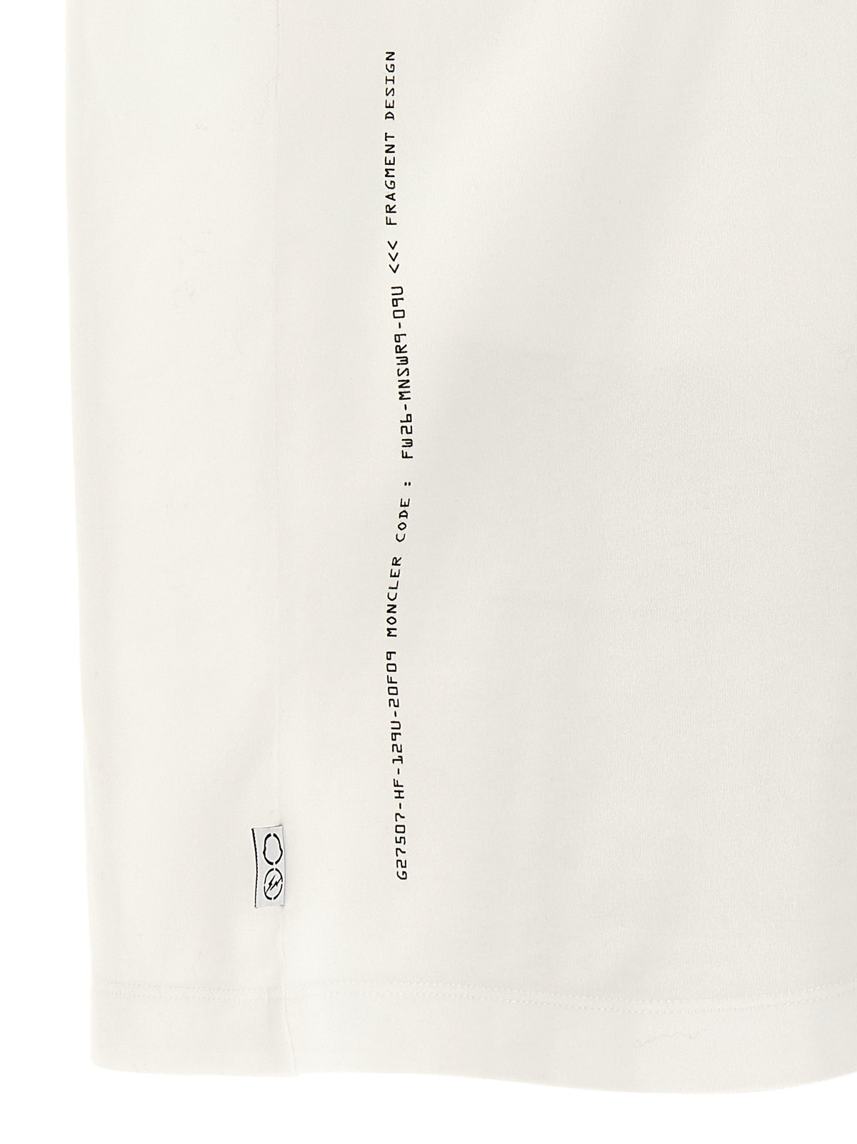 MONCLER GENIUS White Cotton Men's T-Shirt