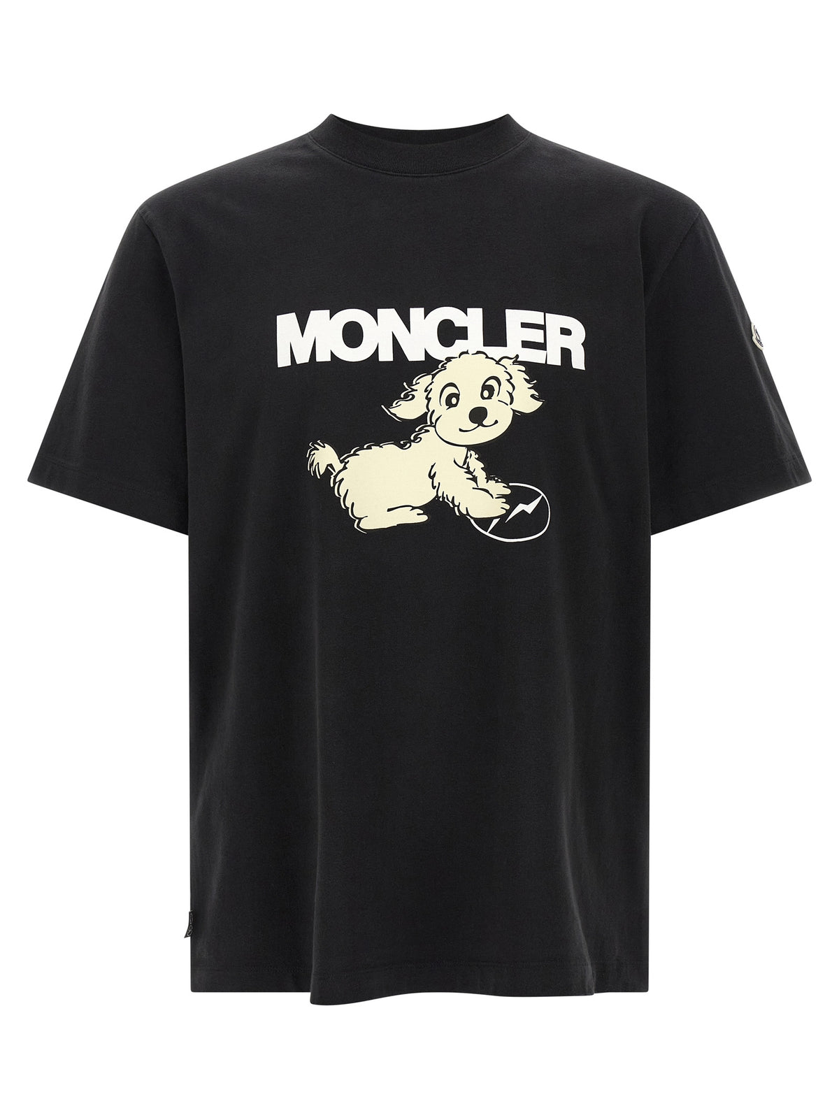 MONCLER GENIUS Black Cotton Men's T-Shirt
