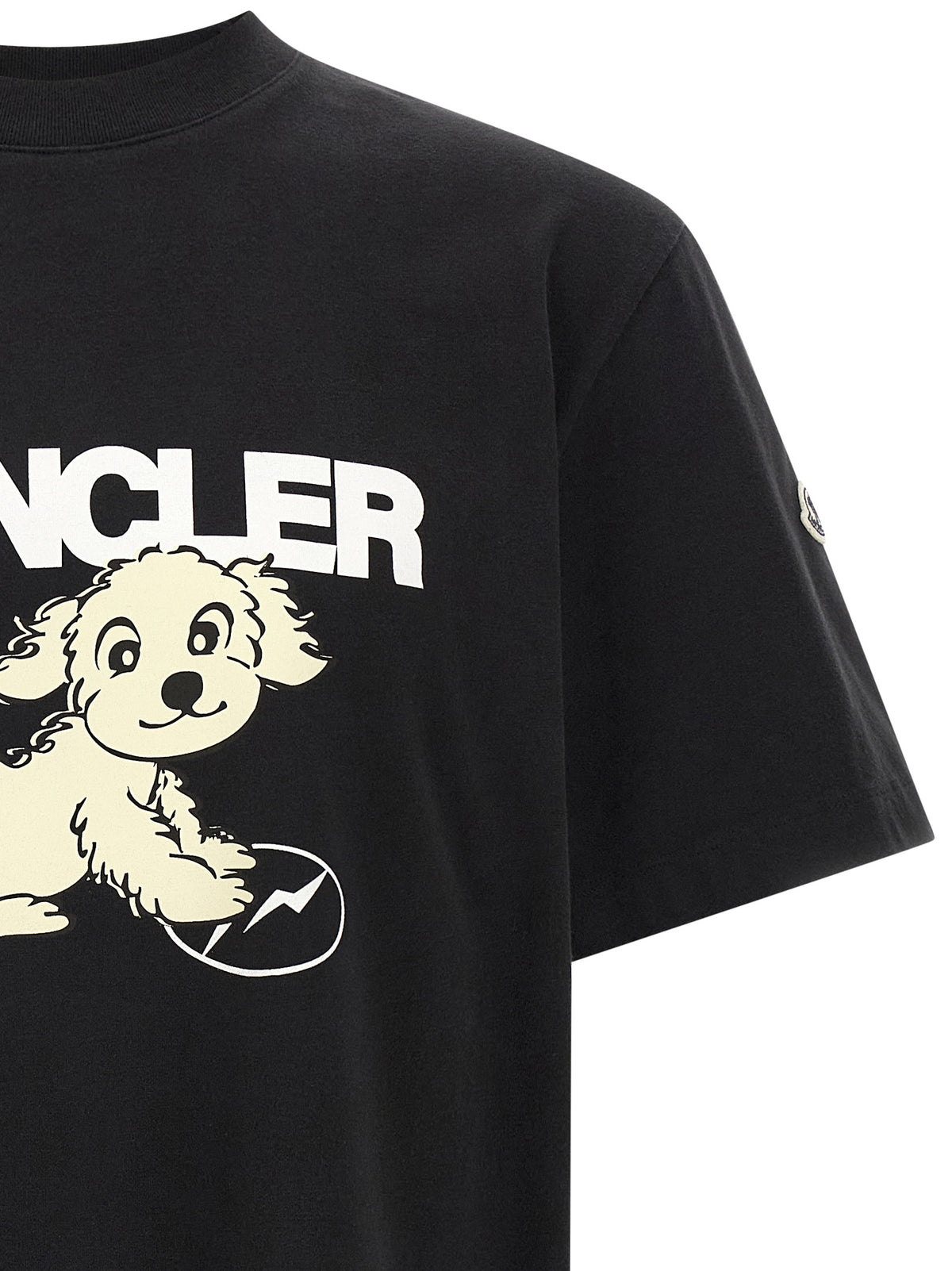 MONCLER GENIUS Black Cotton Men's T-Shirt