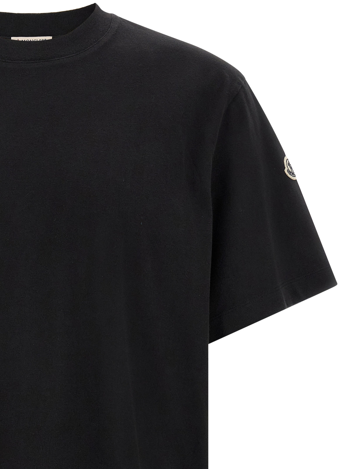 MONCLER GENIUS Black Cotton Men's T-Shirt