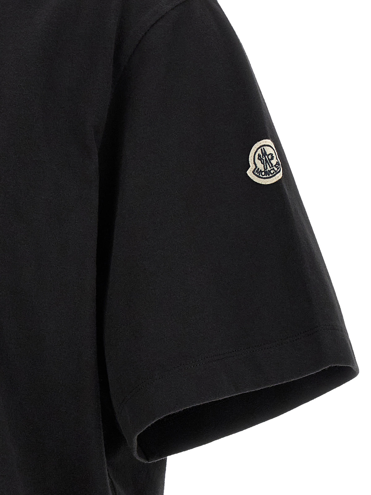 MONCLER GENIUS Black Cotton Men's T-Shirt