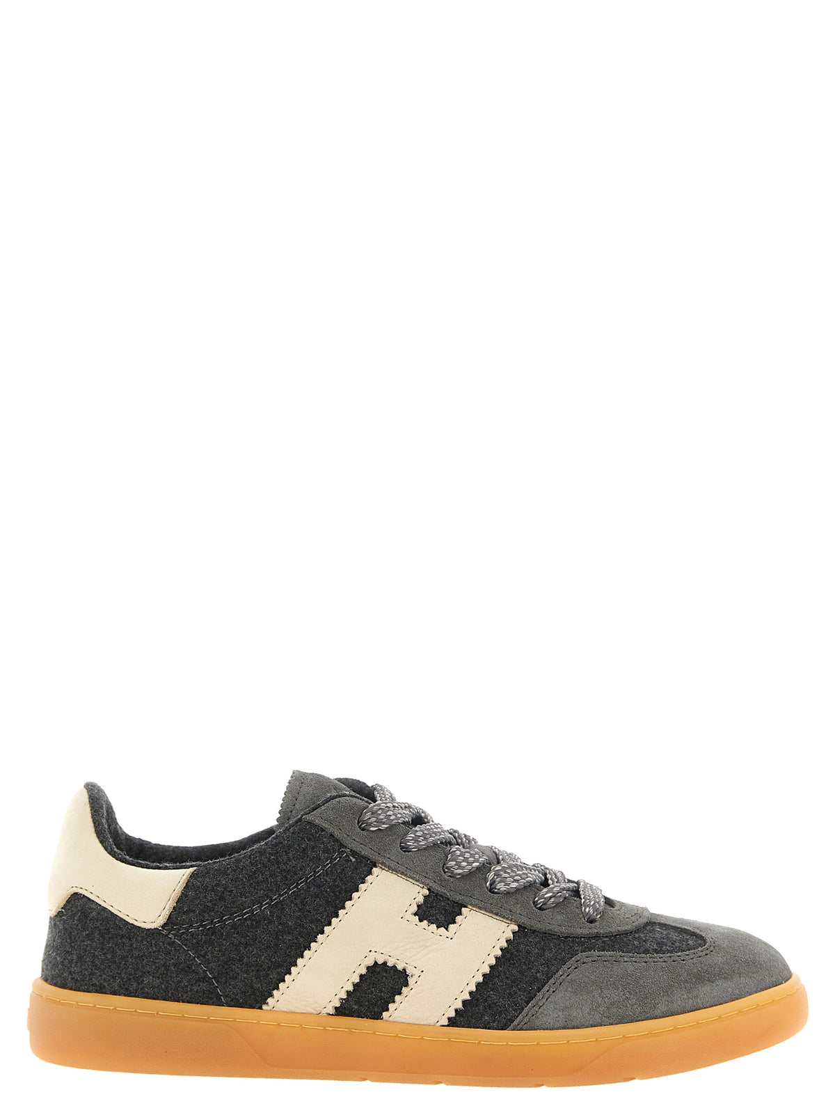 Hogan Gray Wool Low Top Women's Sneakers