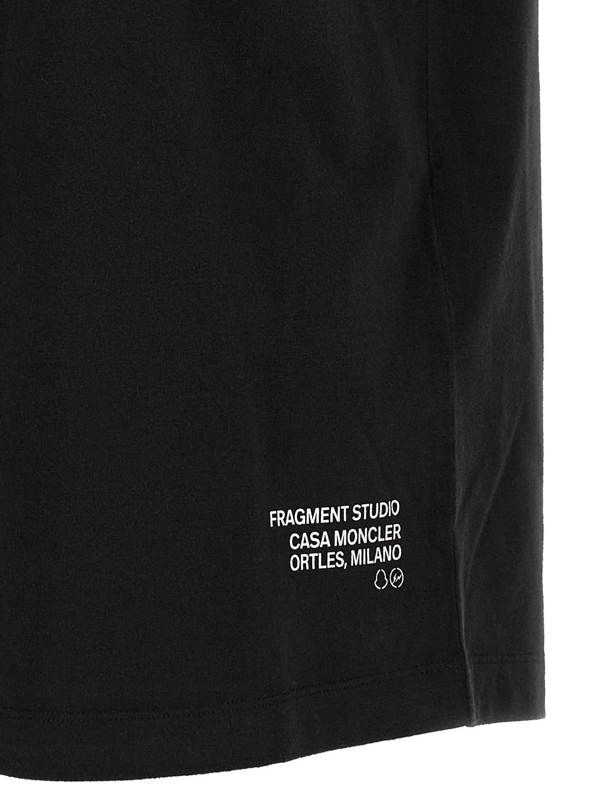 MONCLER GENIUS Black Cotton Men's T-Shirt