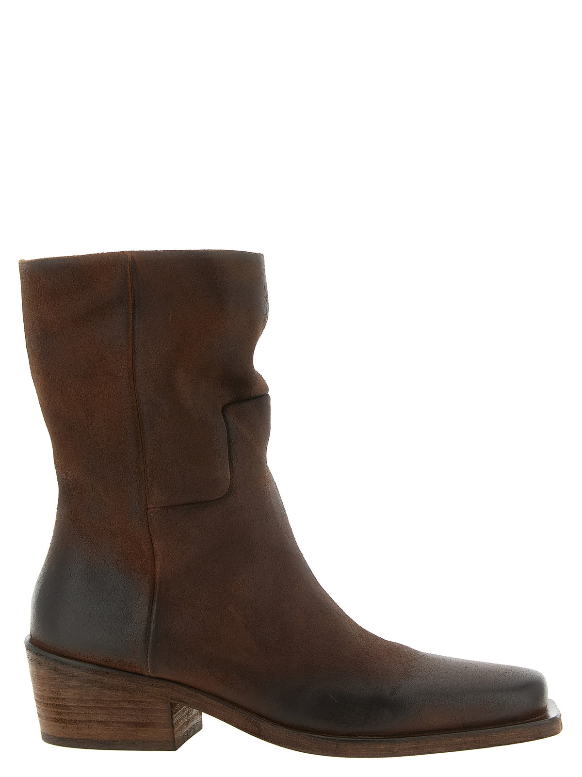 Marsell Brown Calfskin Chelsea Women's Boots