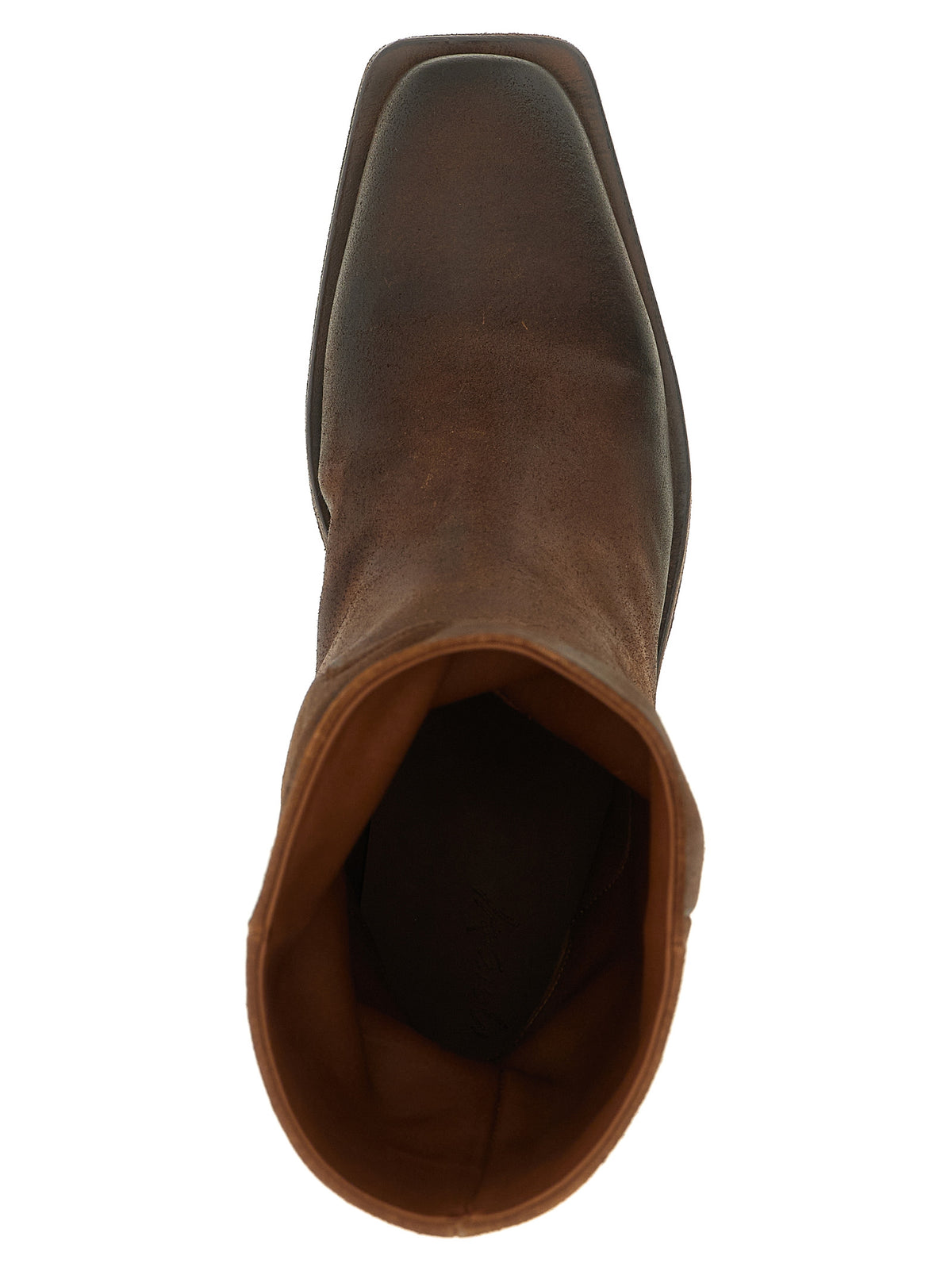 Marsell Brown Calfskin Chelsea Women's Boots