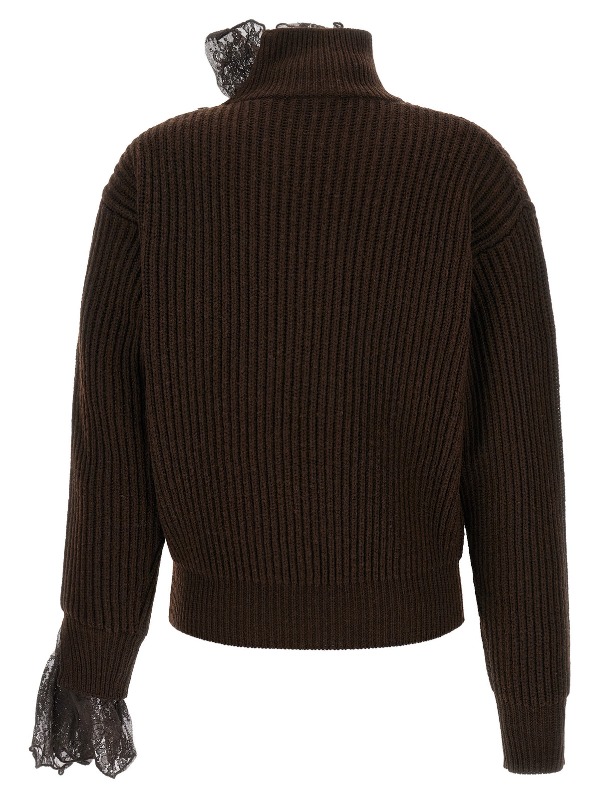 Giuseppe Di Morabito Brown Virgin Wool Women's Cardigan