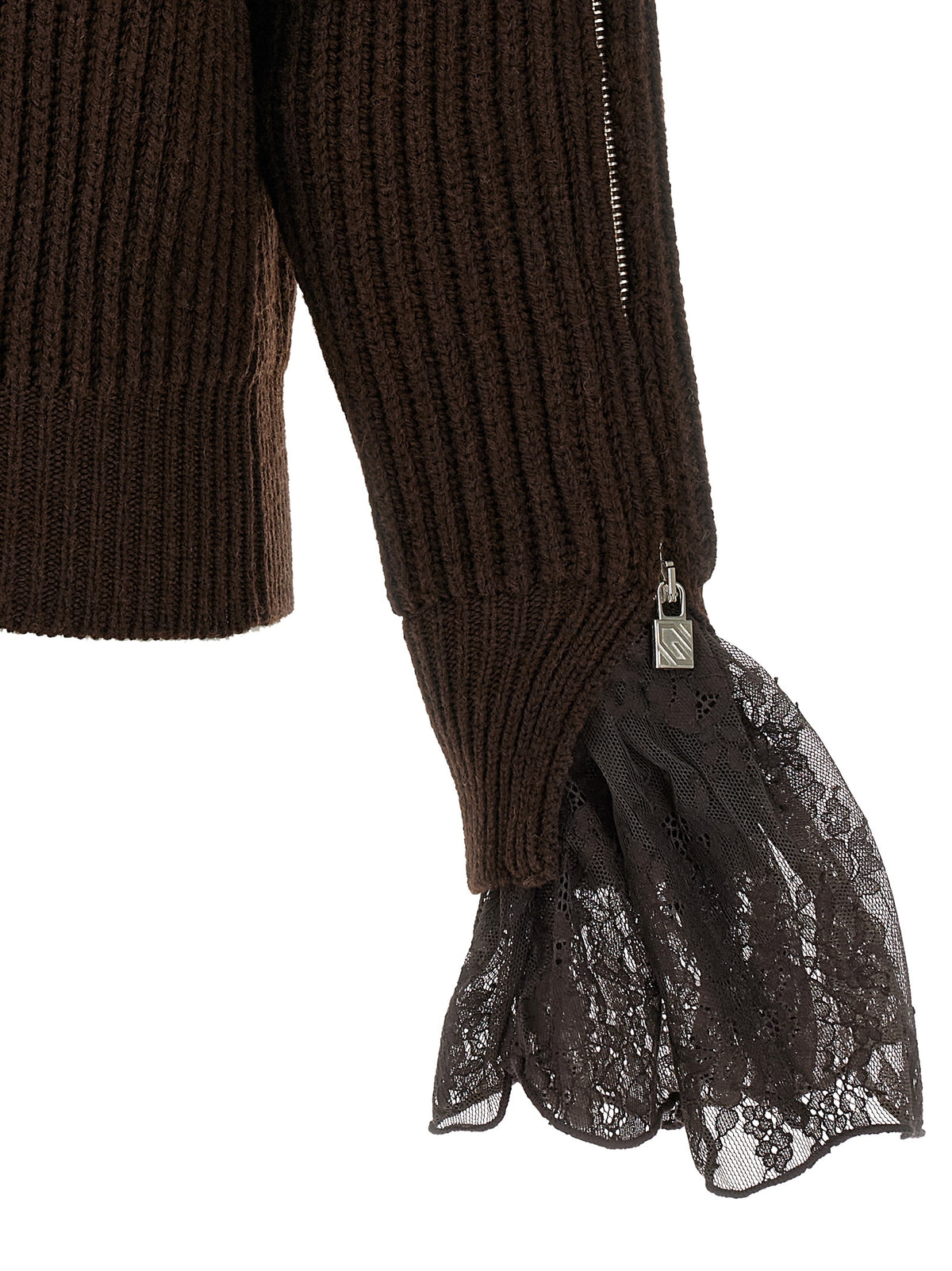 Giuseppe Di Morabito Brown Virgin Wool Women's Cardigan