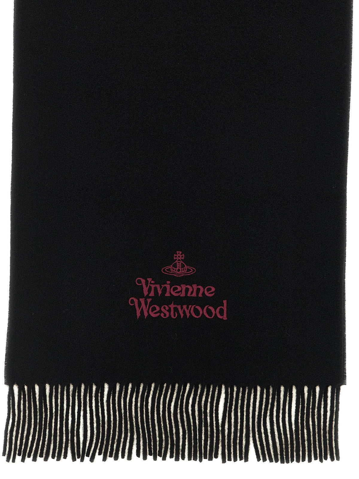 Vivienne Westwood Black Wool Women's Foulard