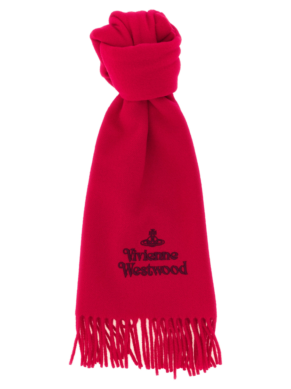 Vivienne Westwood Red Wool Women's Foulard