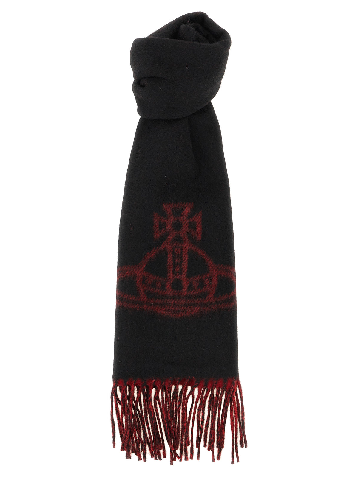 Vivienne Westwood Black Wool Women's Foulard