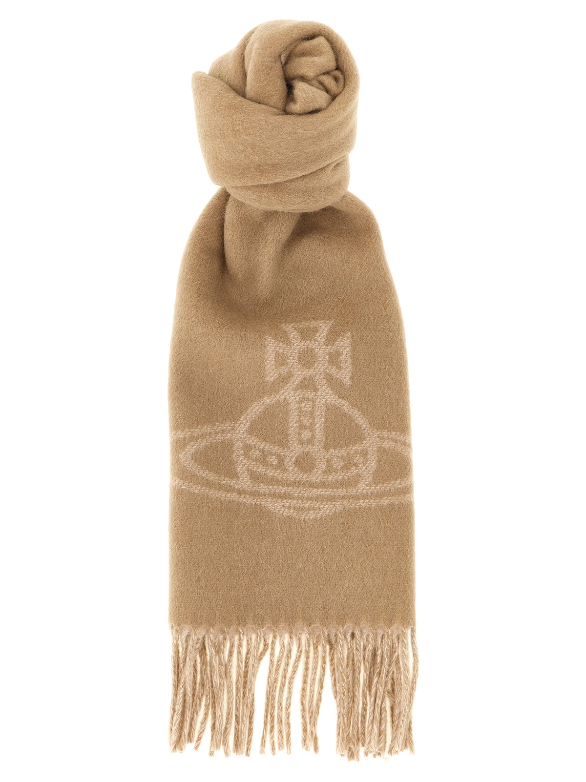 Vivienne Westwood Beige Wool Women's Foulard
