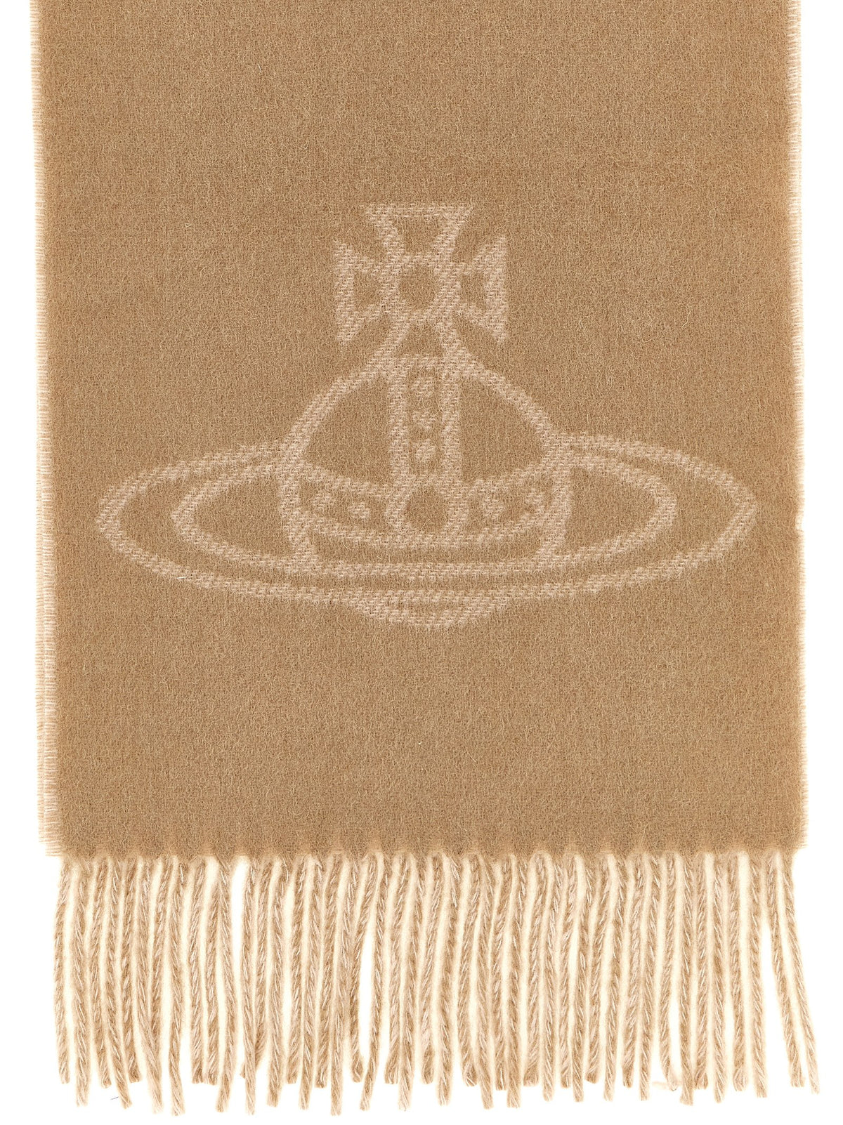 Vivienne Westwood Beige Wool Women's Foulard