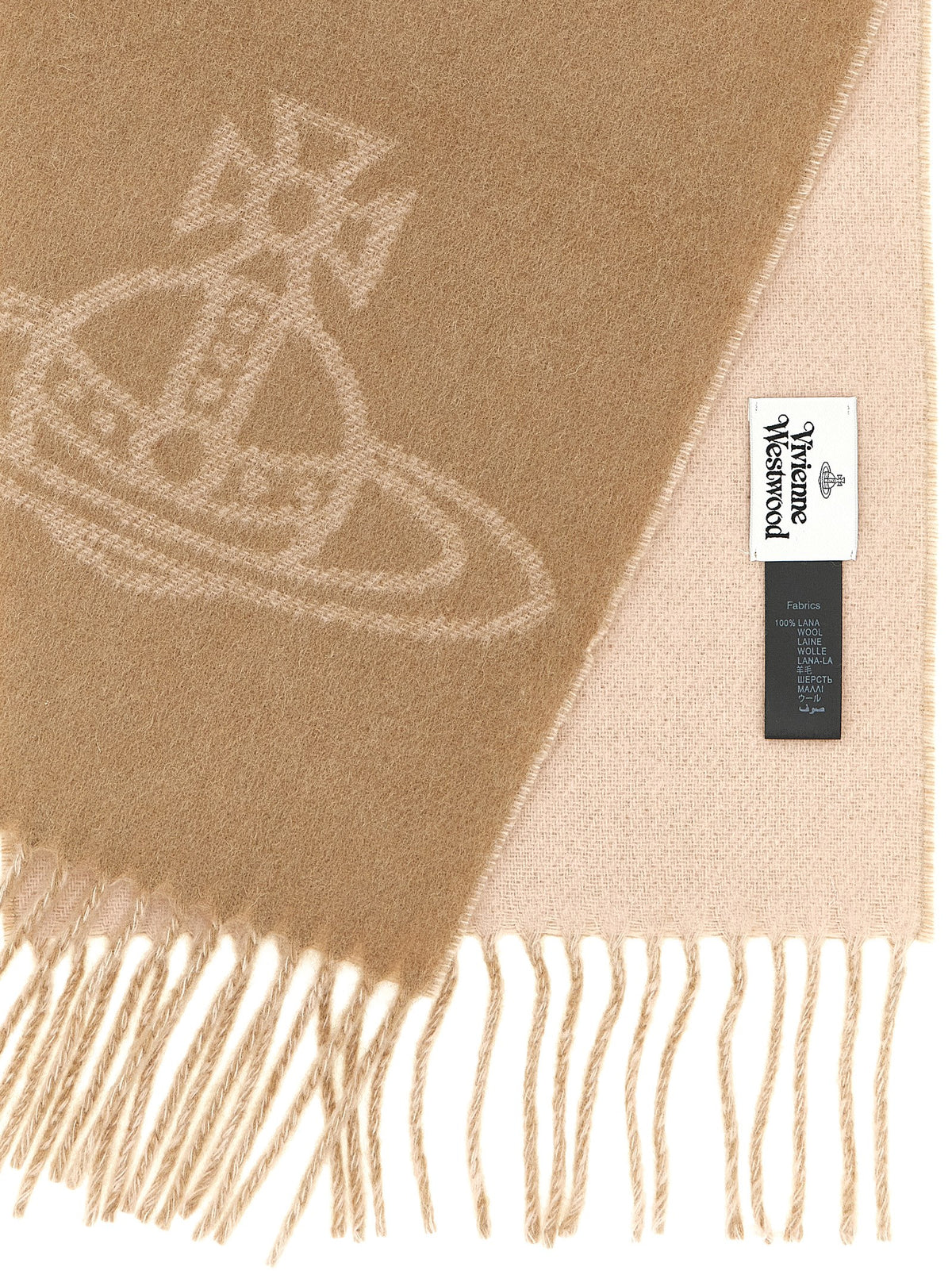 Vivienne Westwood Beige Wool Women's Foulard