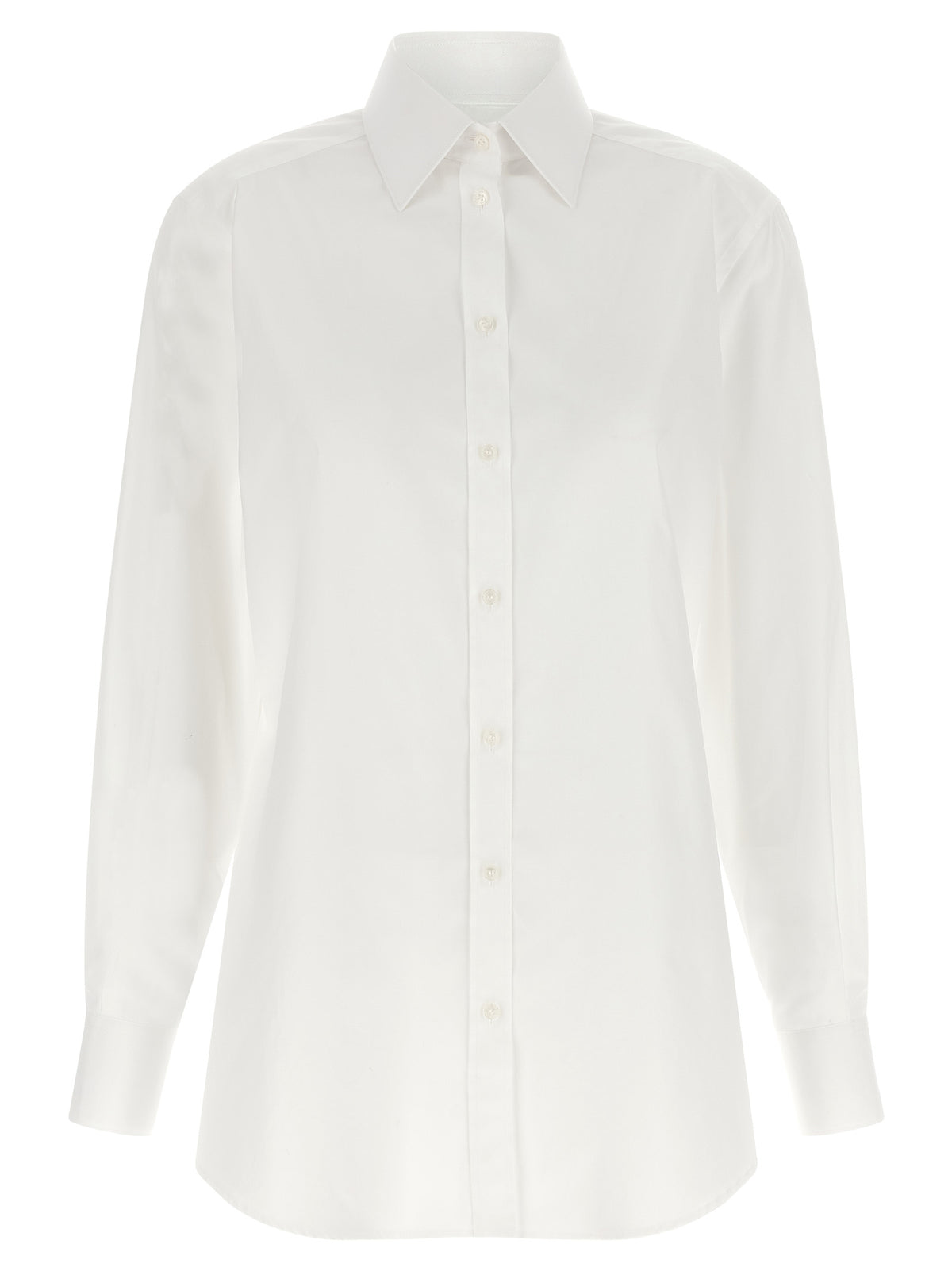 Dolce & Gabbana White Cotton Women's Blouse