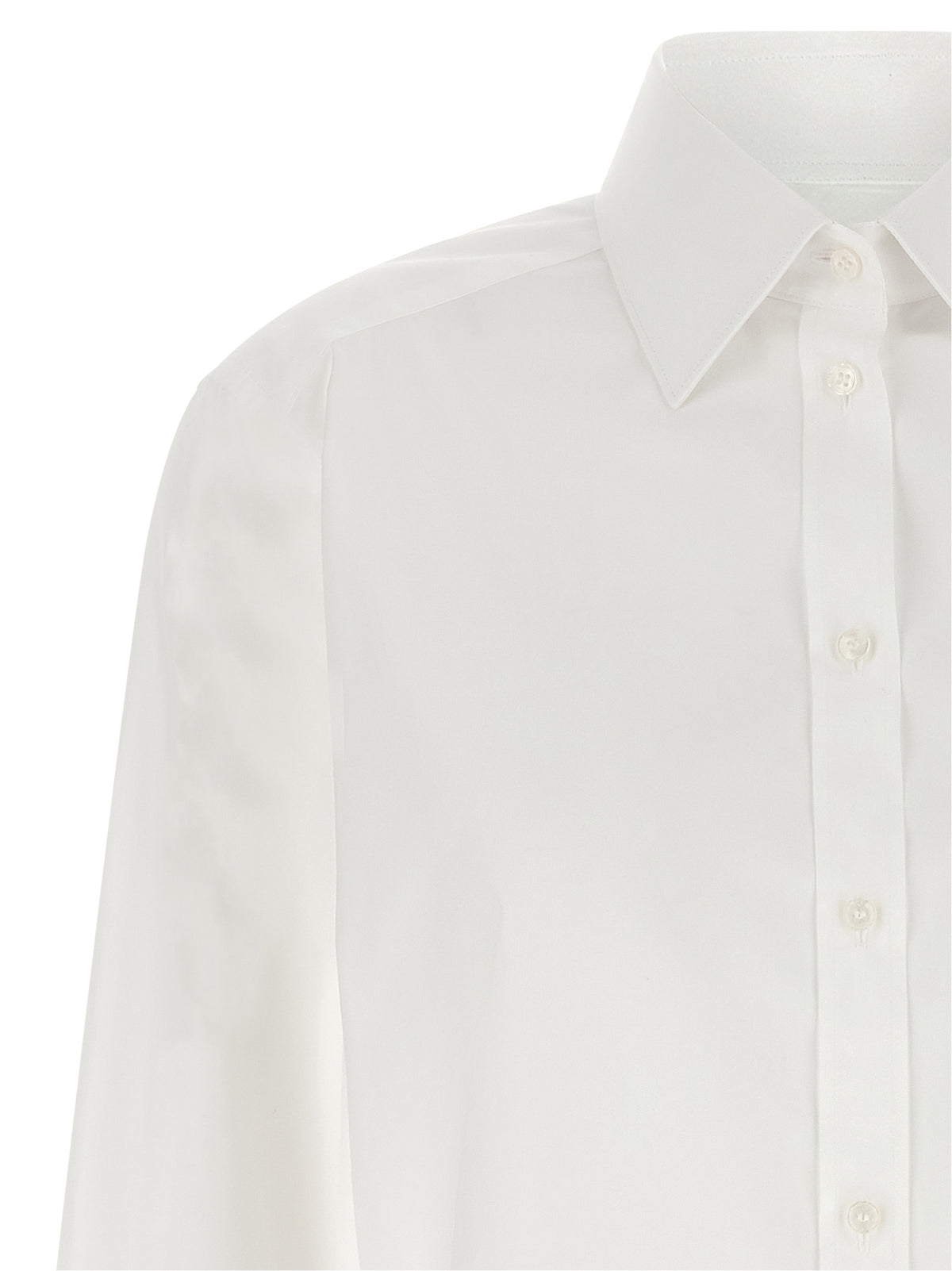 Dolce & Gabbana White Cotton Women's Blouse