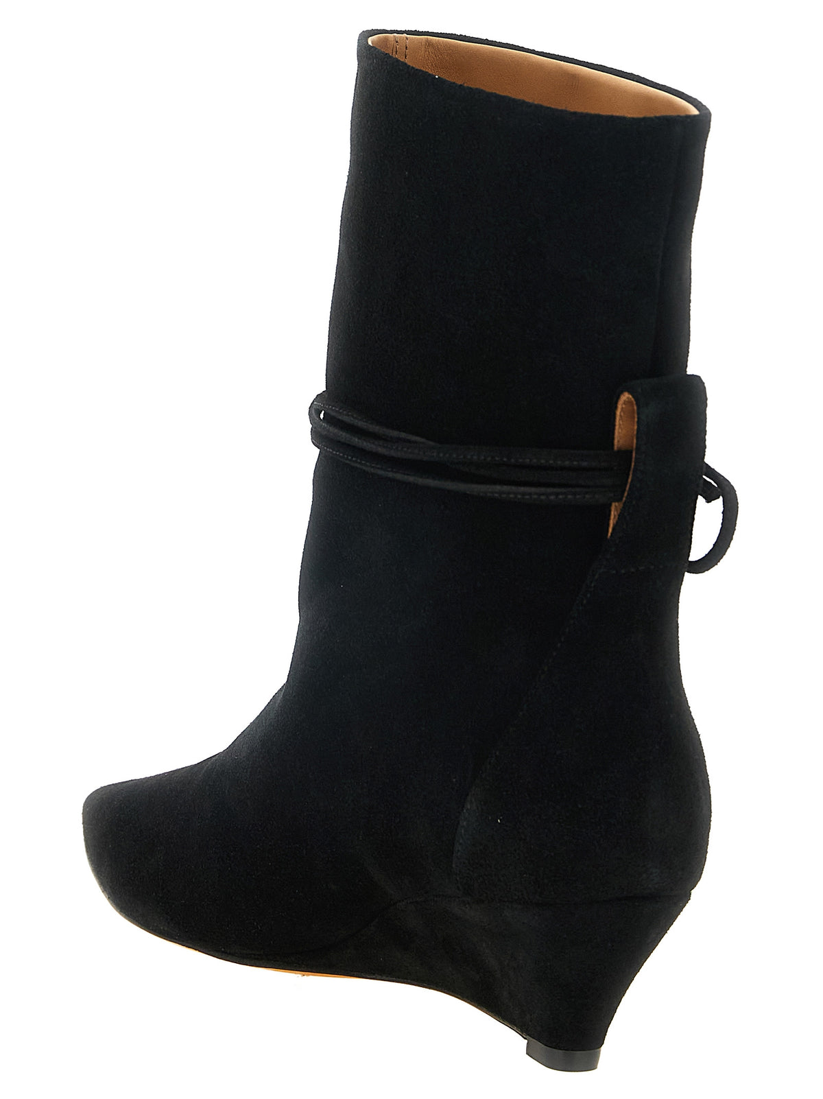 ODISSI Black Calfskin Ankle Women's Boots