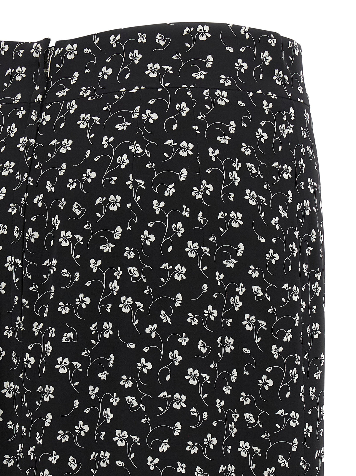 Dolce & Gabbana Bicolor Silk Midi Women's Skirt