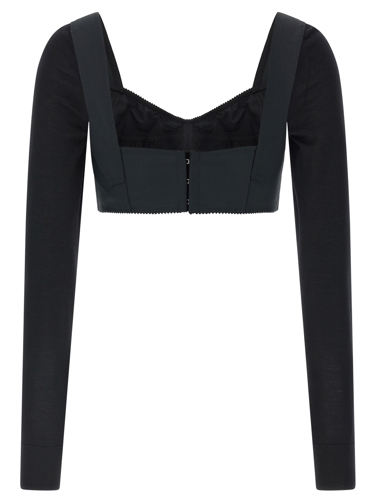 Dolce & Gabbana Black Polyester Tank Women's Tops
