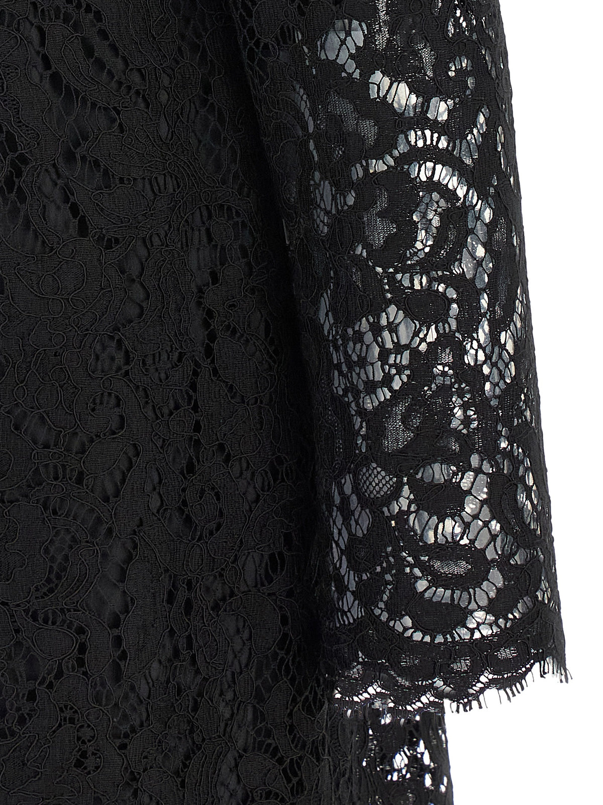 Dolce & Gabbana Black Cotton Short Women's Dress
