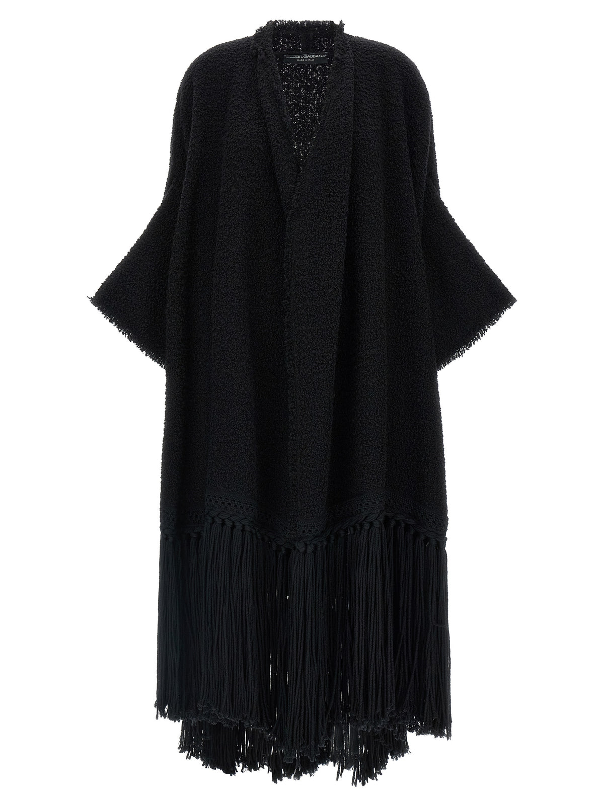 Dolce & Gabbana Black Virgin Wool Women's Cardigan