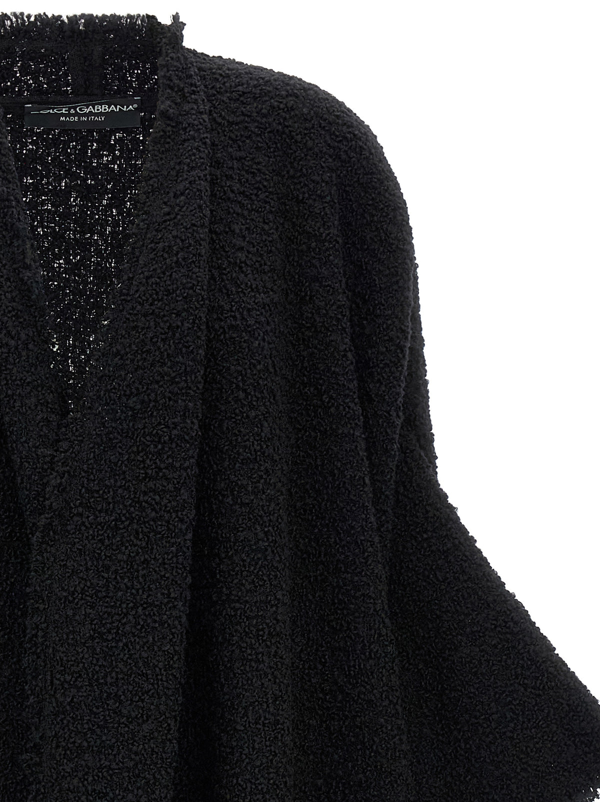 Dolce & Gabbana Black Virgin Wool Women's Cardigan