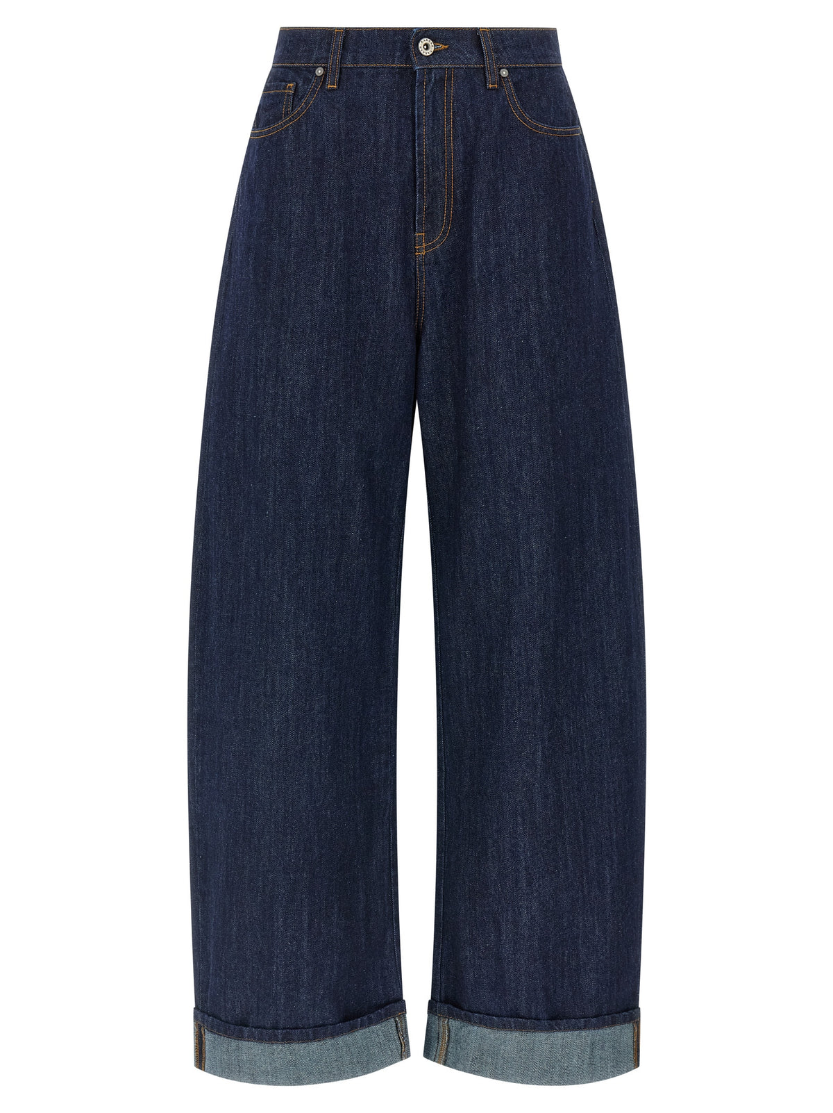 P.A.R.O.S.H. Blue Cotton Relaxed Fit Women's Jeans