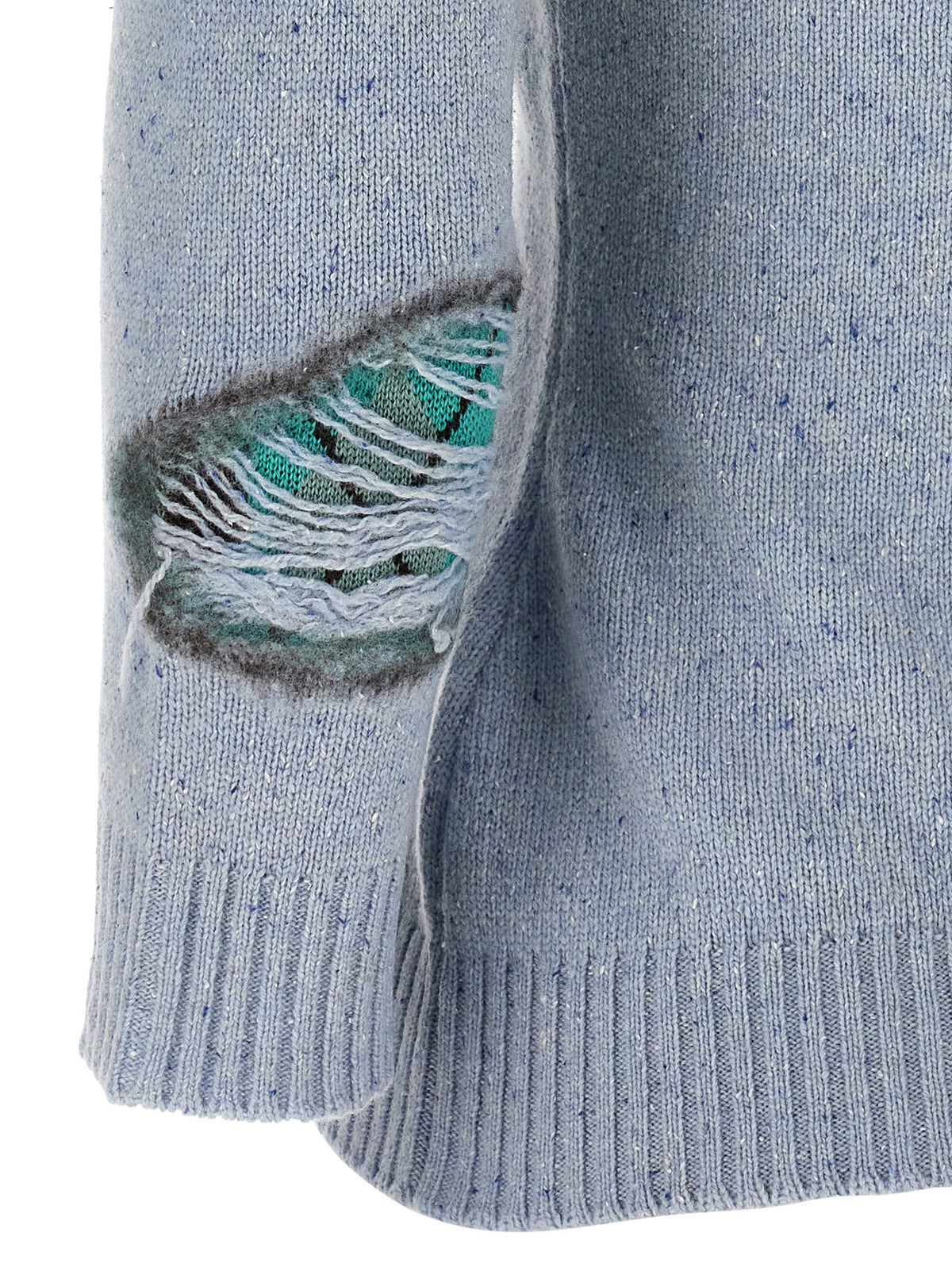 Moschino Blue Wool Women's Cardigan