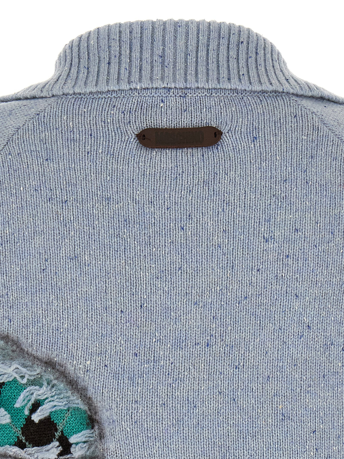 Moschino Blue Wool Women's Cardigan