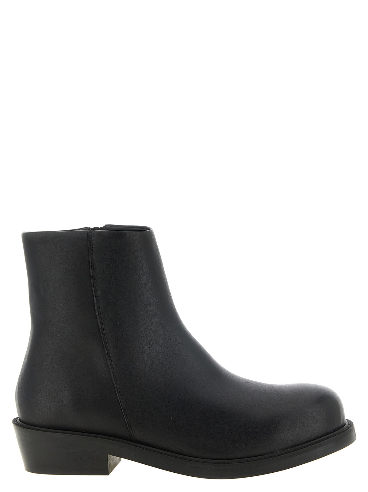 SÉFR Black Calfskin Ankle Men's Boots
