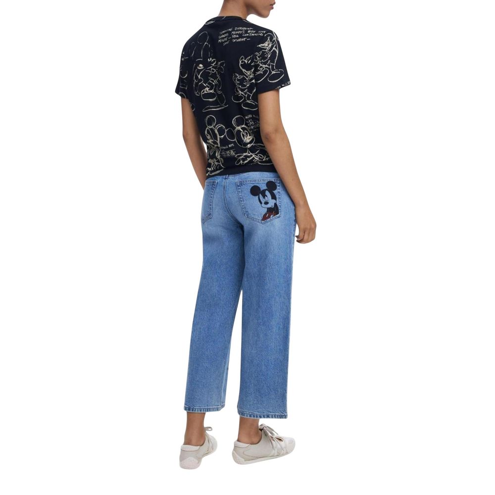 Desigual Gray Cotton Women's T-Shirt