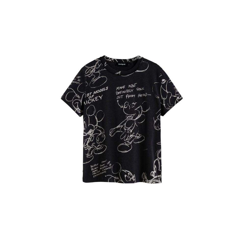 Desigual Gray Cotton Women's T-Shirt