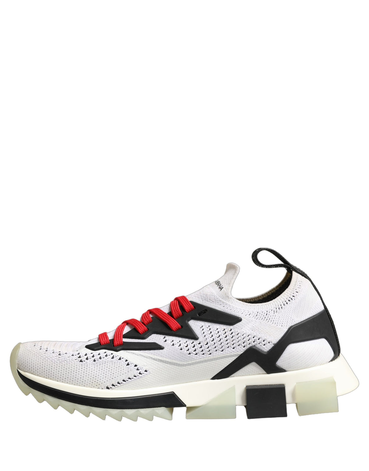 Dolce & Gabbana White SORRENTO Sport Stretch Sneakers Men's Shoes (Pre-Owned)