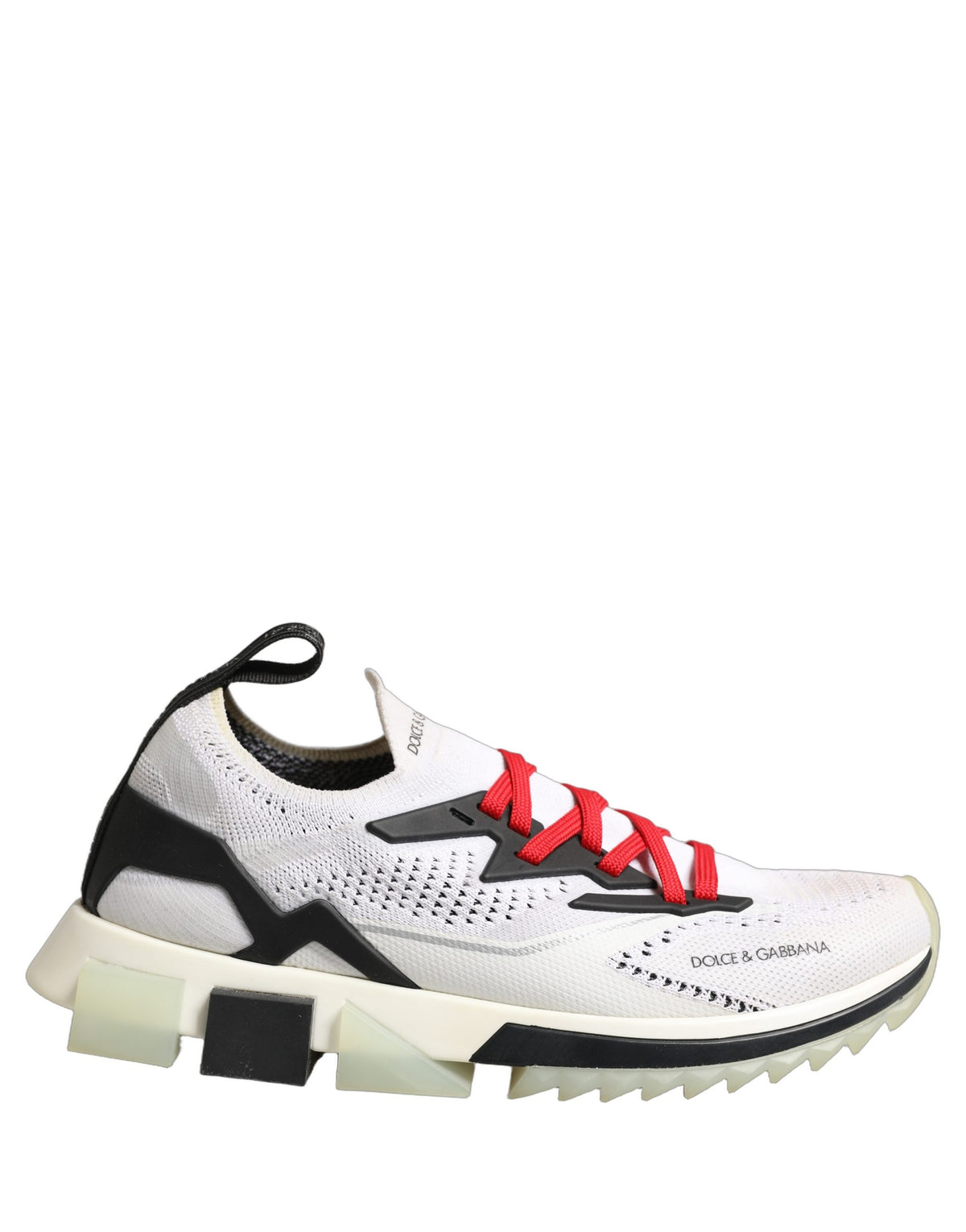 Dolce & Gabbana White SORRENTO Sport Stretch Sneakers Men's Shoes (Pre-Owned)