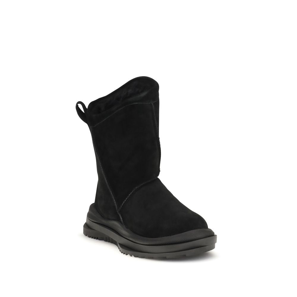 UGG Black Suede Leather Flat Men's Boots